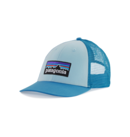 Patagonia P-6 Logo LoPro Trucker Hat - Fin Blue