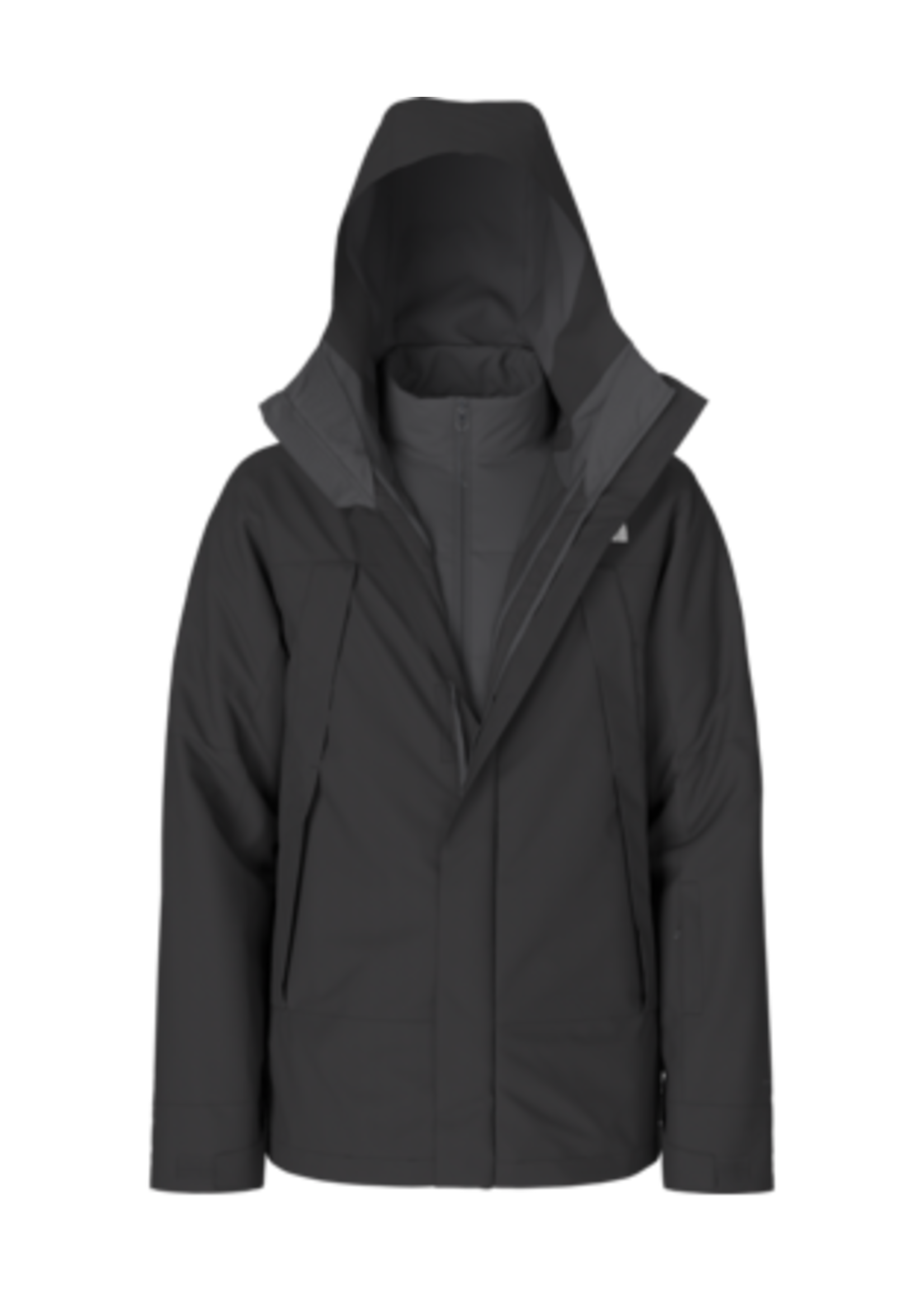 The North Face Mens Clement Tri Jacket - TNF Black/Asphalt Grey