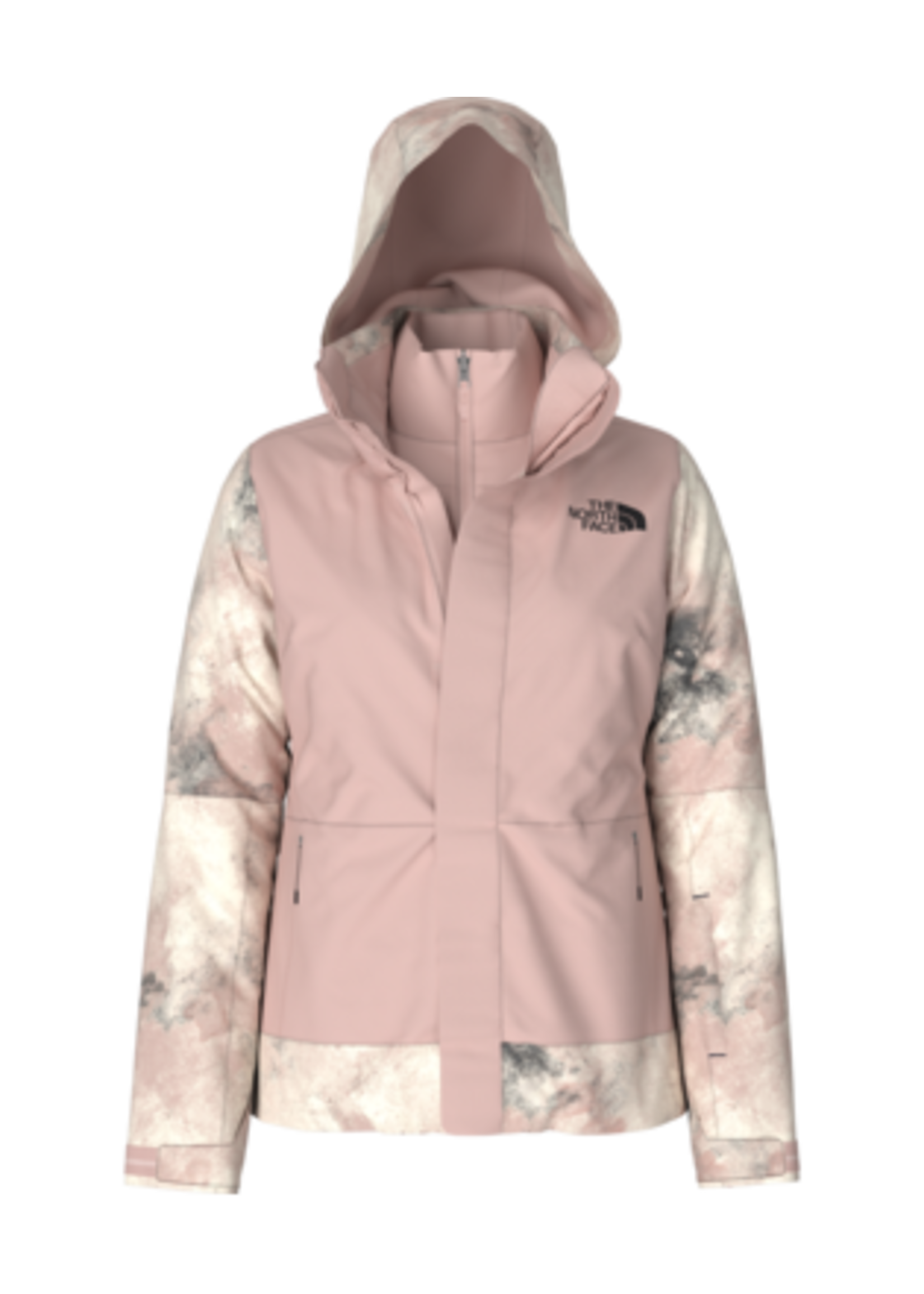 The North Face Womens Garner Triclimate® Jacket - Pink Moss Faded Dye Camo Print