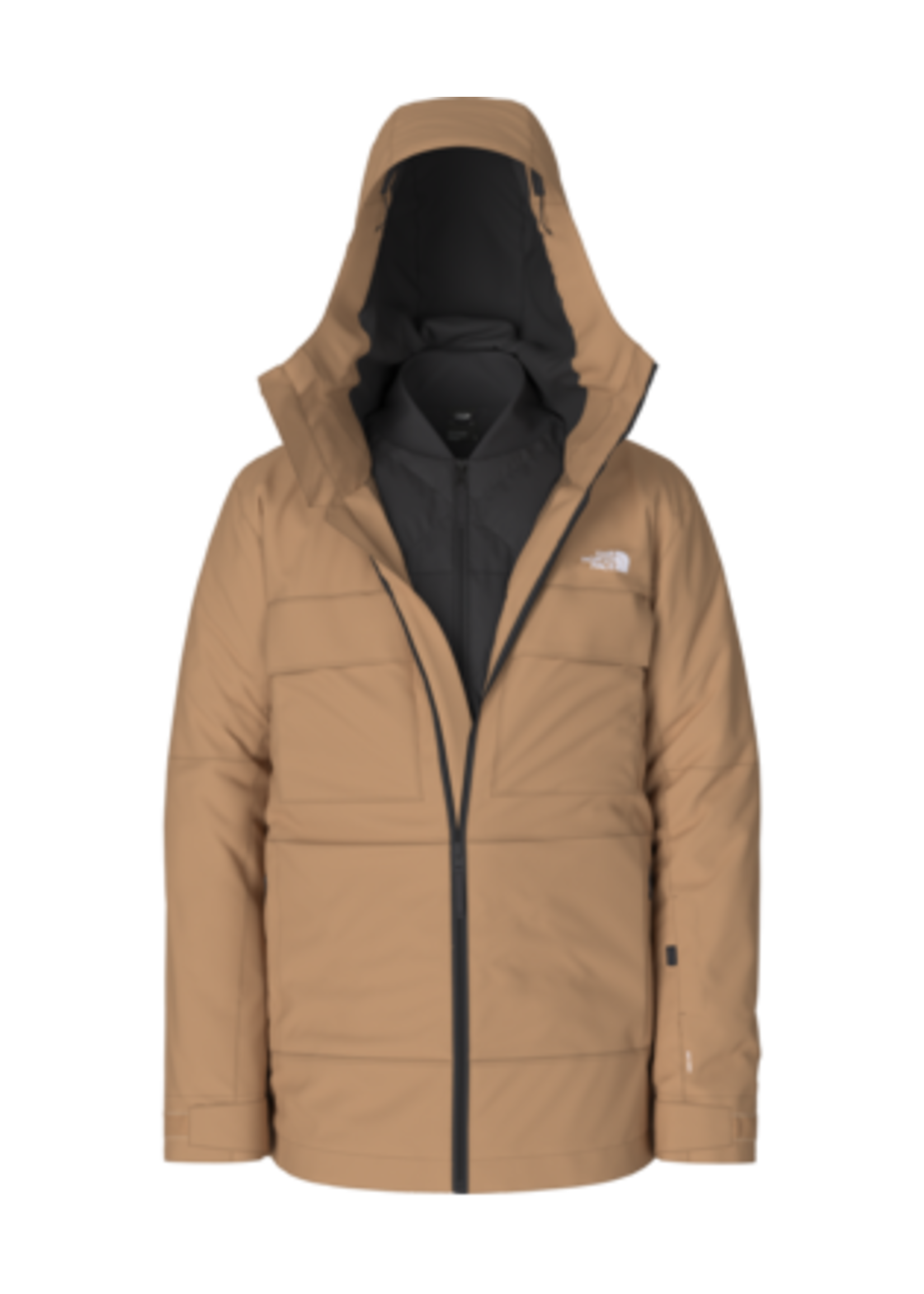 The North Face Mens Fourbarrel Tri Jacket - Almond Butter/TNF Black