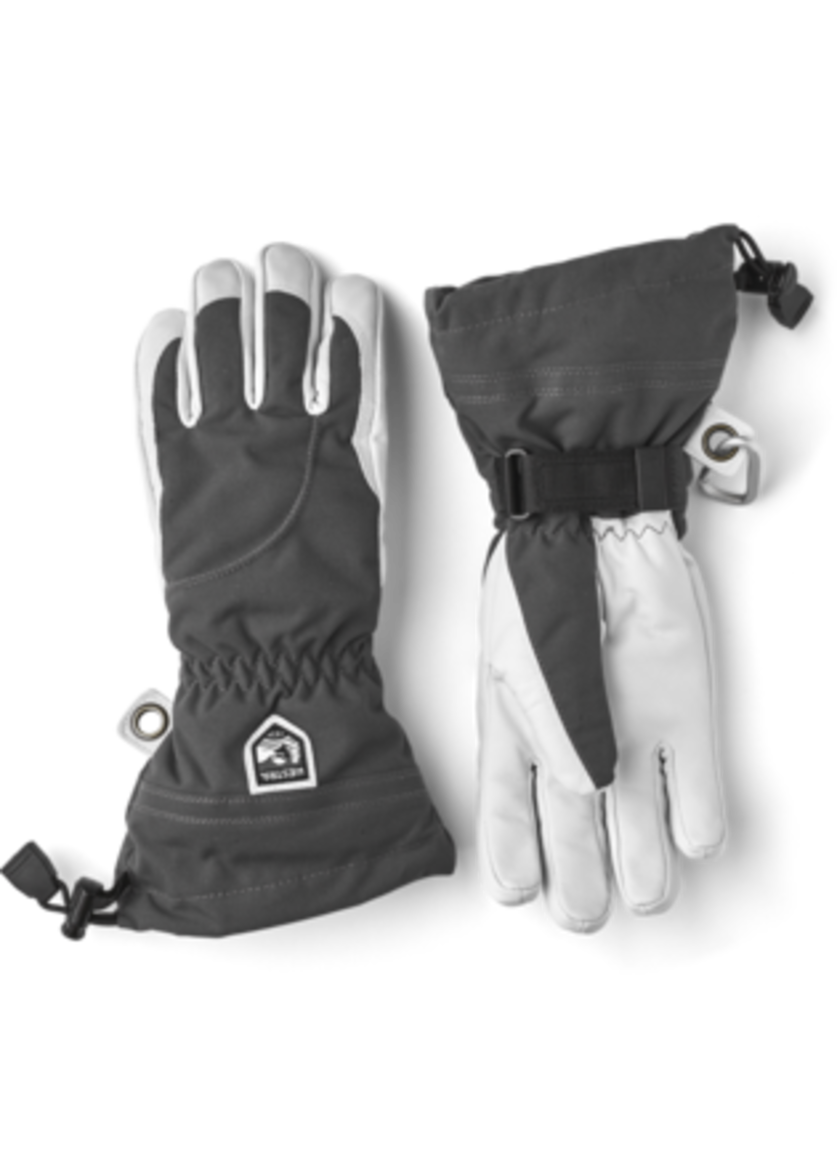Hestra Heli Ski Female Glove - Grey/Off White