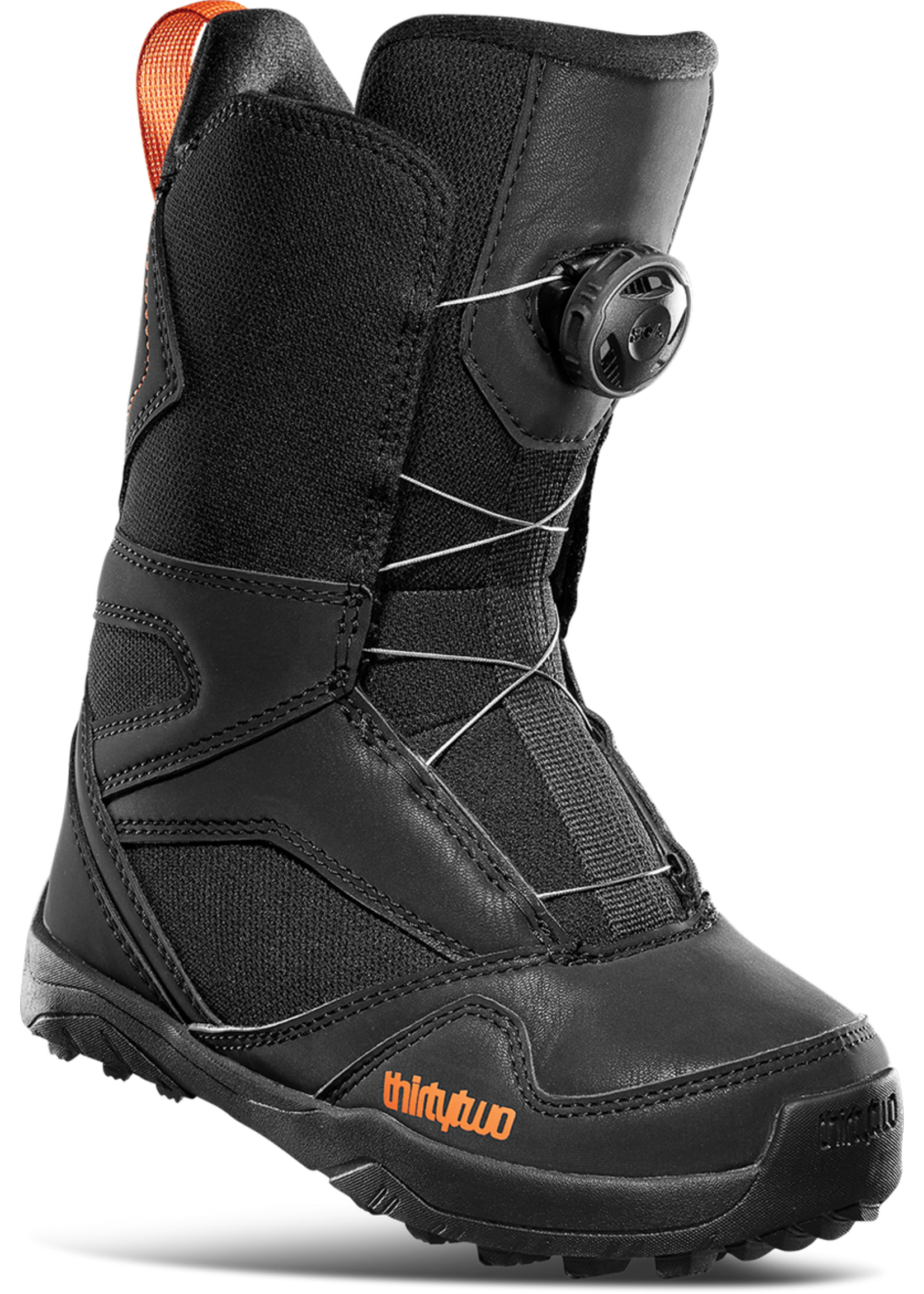 ThirtyTwo Kids Boa '21 Snowboard Boots - Black/Orange