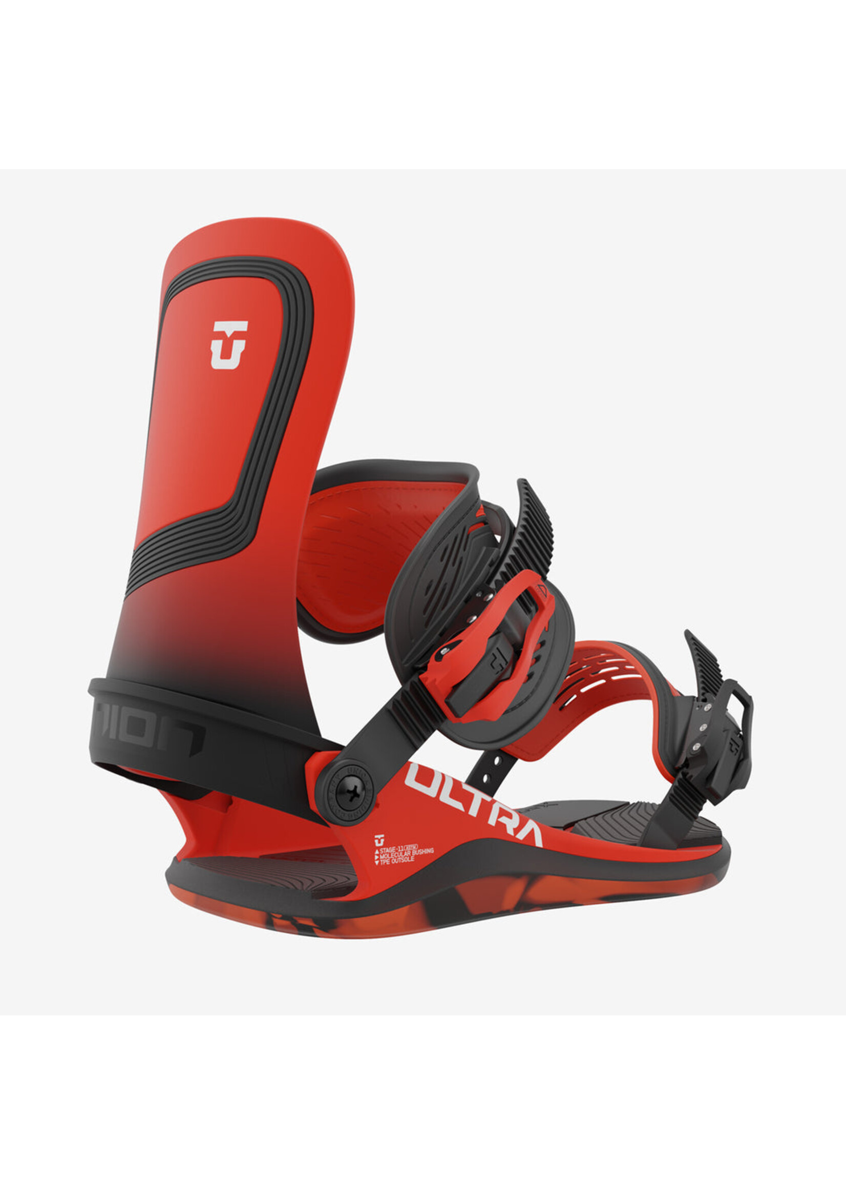 Union Ultra Snowboard Bindings - Hot Red