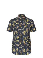The North Face Men's S/S Baytrail Pattern Shirt - Summit Navy Hand Tied Fly