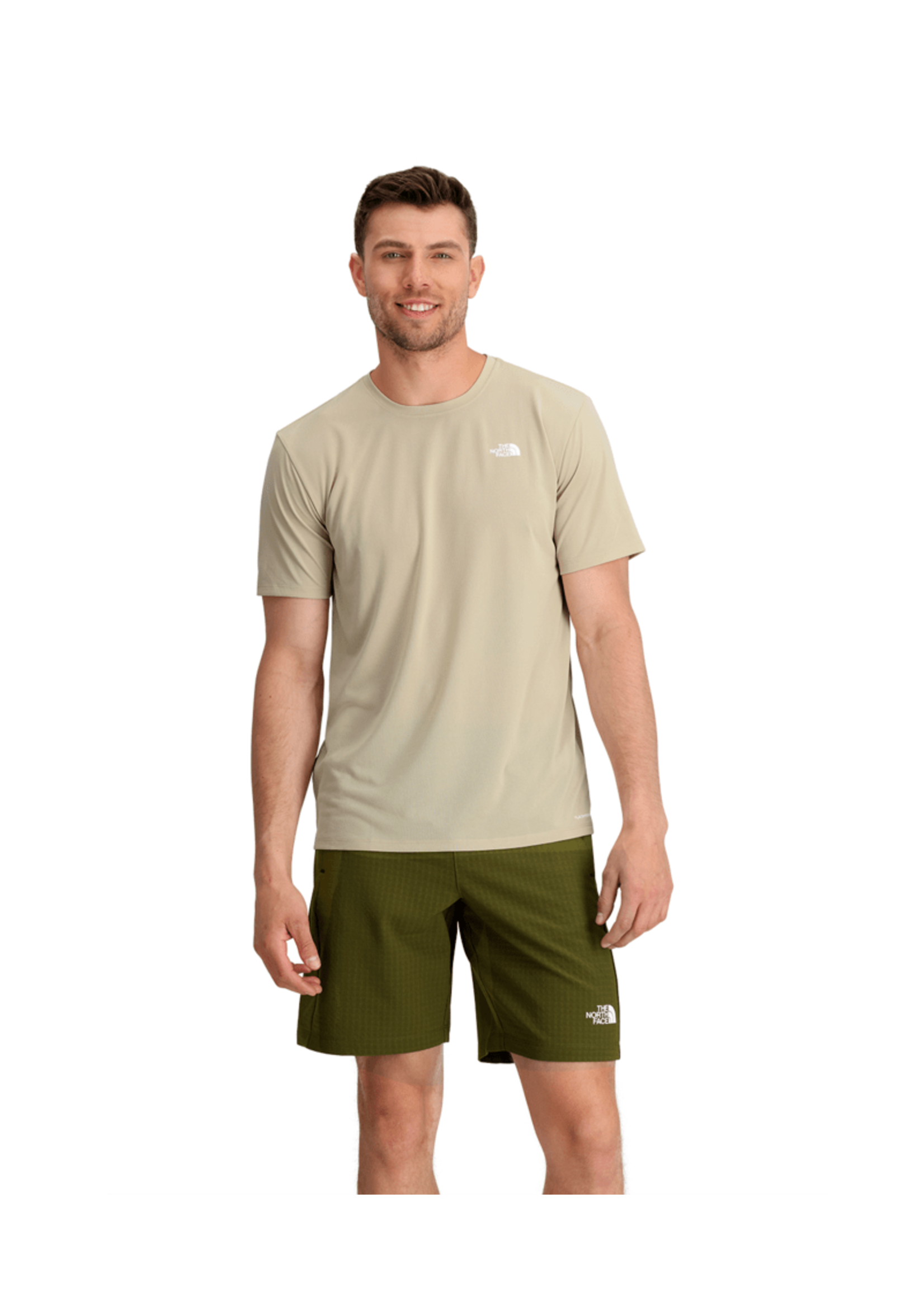 The North Face Men's Elevation Short-Sleeve Tee - Gravel