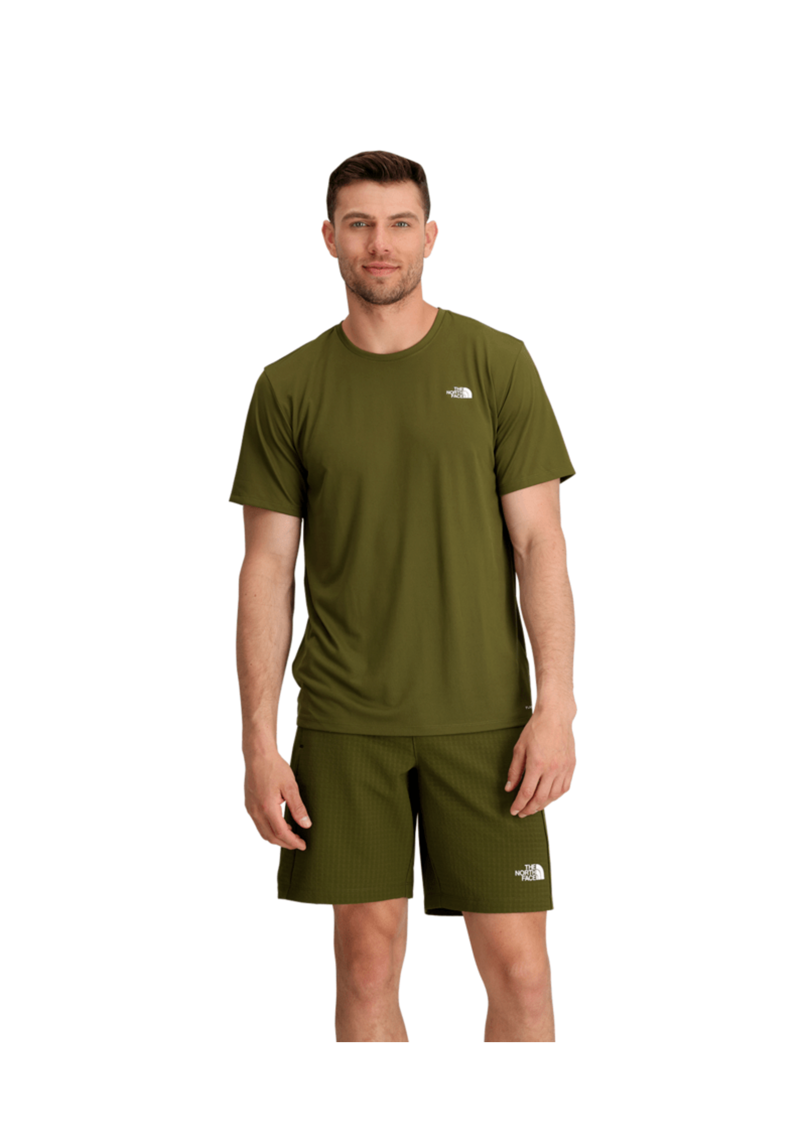 The North Face Men's Elevation Short-Sleeve Tee - Forest Olive