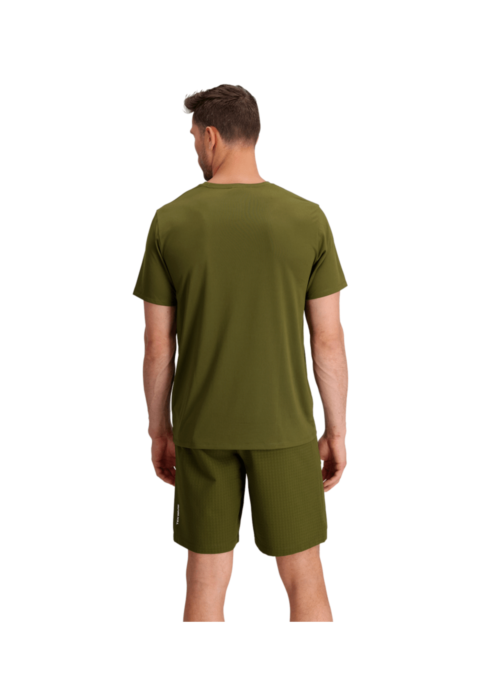 The North Face Men's Elevation Short-Sleeve Tee - Forest Olive