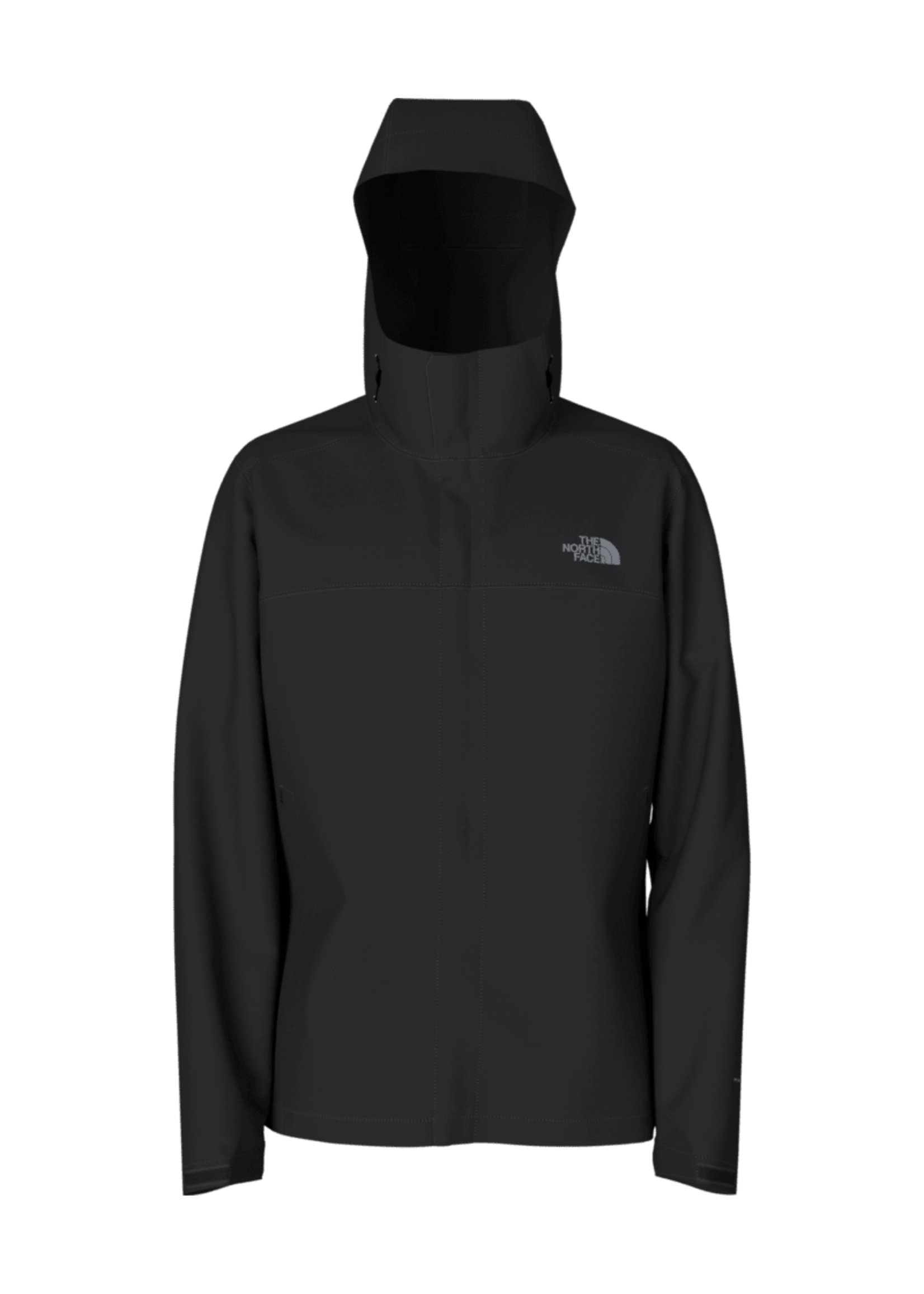 The North Face Men's Venture 2 Rain Jacket - Black/Black/Mid Grey