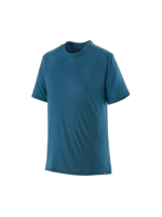 Patagonia Men's Cap Cool Merino Blend Graphic Shirt - Wavy Blue