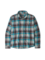 Patagonia Men's L/S LW Fjord Flannel Shirt - Lavas: Belay Blue