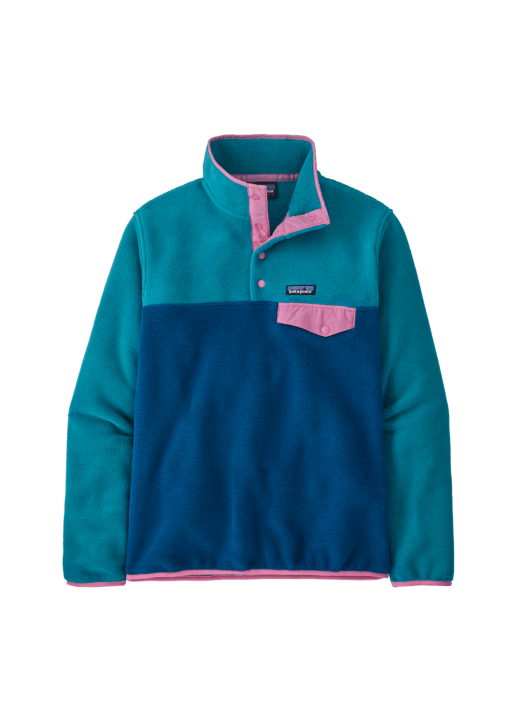 Patagonia Women's Lightweight Synchilla Snap-T Pullover - Lagom Blue