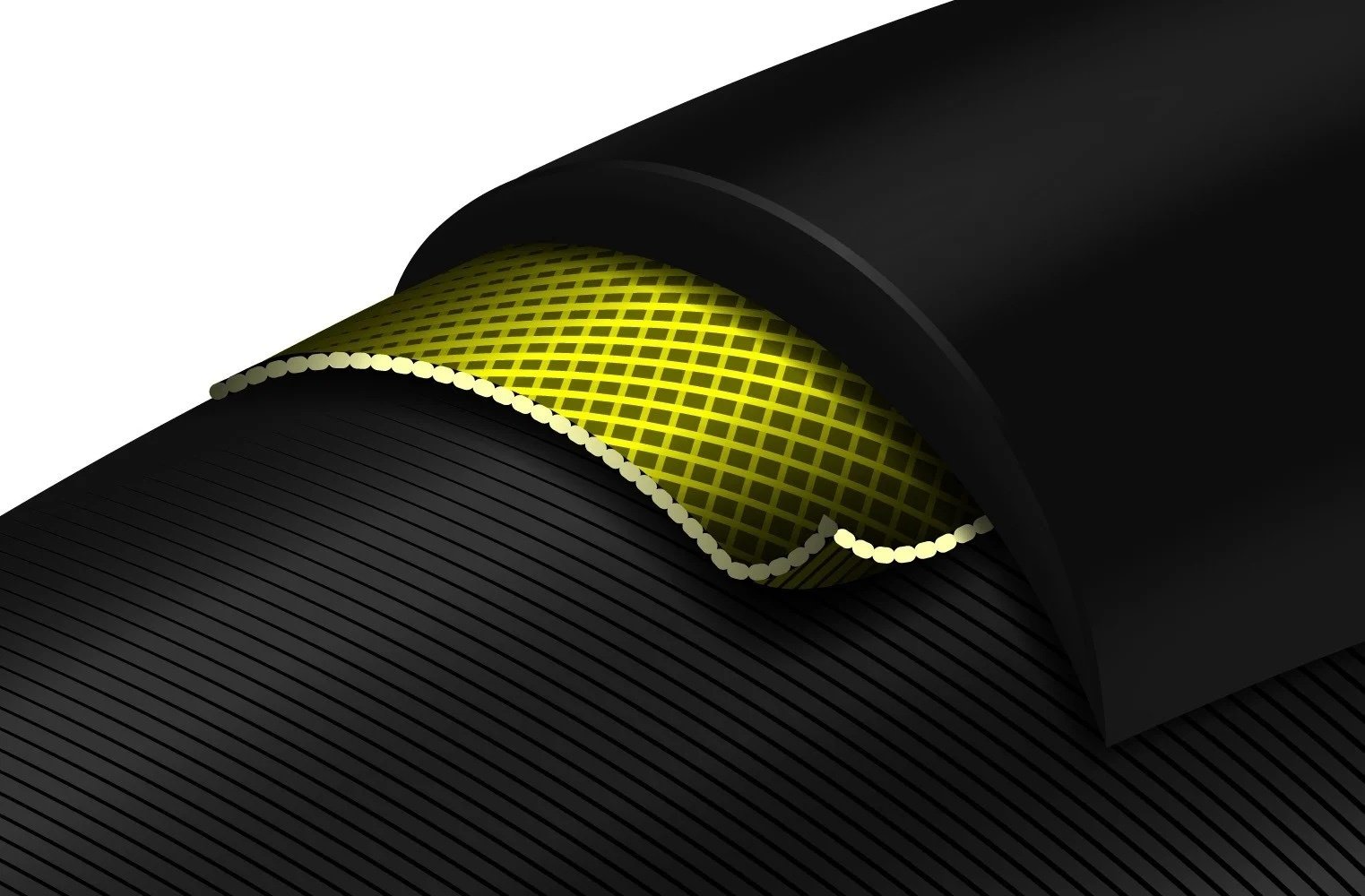 PolyX Breaker puncture-resistant layer in Gatorskin tire