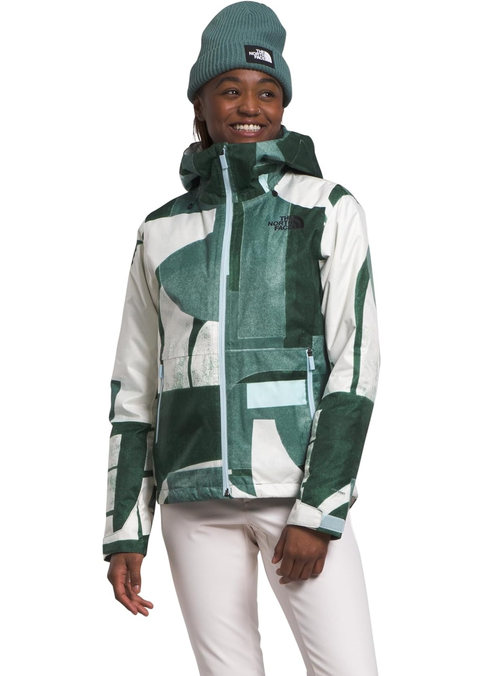 The North Face Women s Clementine Tri Jacket Sage Half Dome Print Pathfinder of WV
