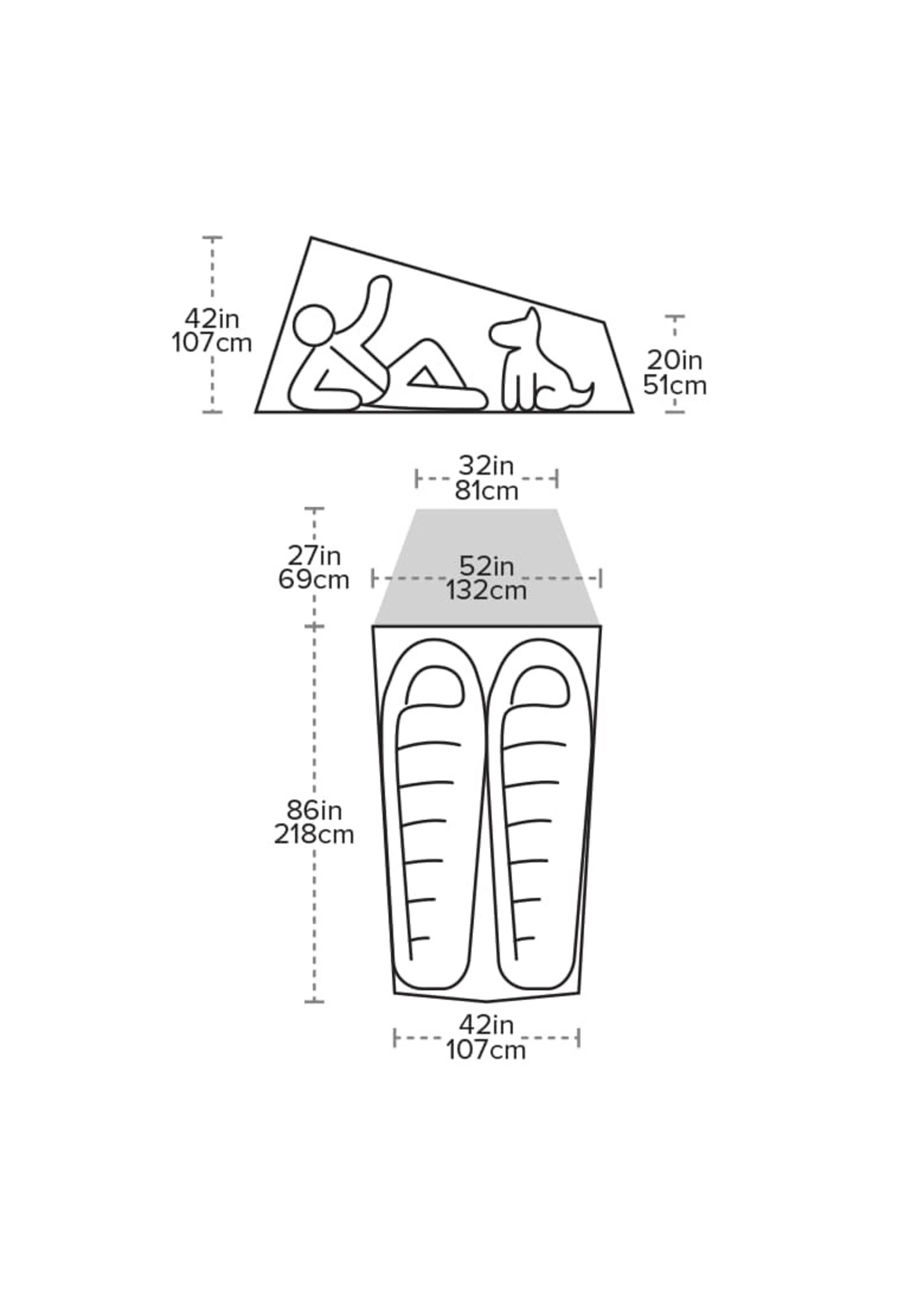 Big Agnes Fly Creek HV UL2 Solution Dye Bikepack Tent
