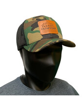 Pathfinder Mesh Back Trucker Leather Linescape