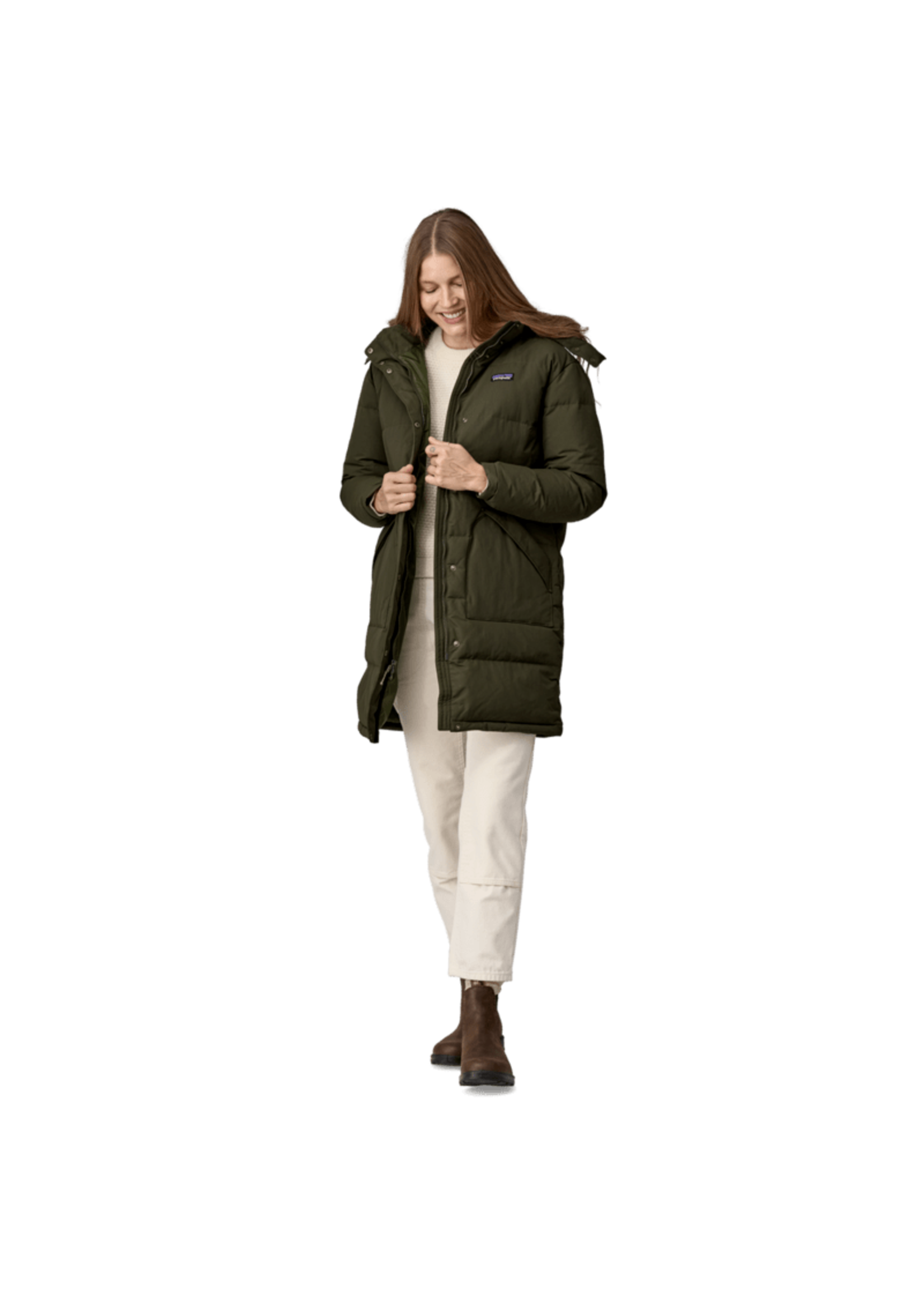 patagonia - 山と道 THREE  DUNE STANDARD Silent Down Jacket — Women's - OutdoorSports.com