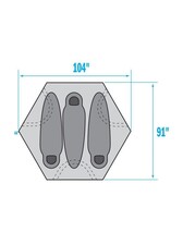 The North Face Homestead Domey 3-Person Camping Tent