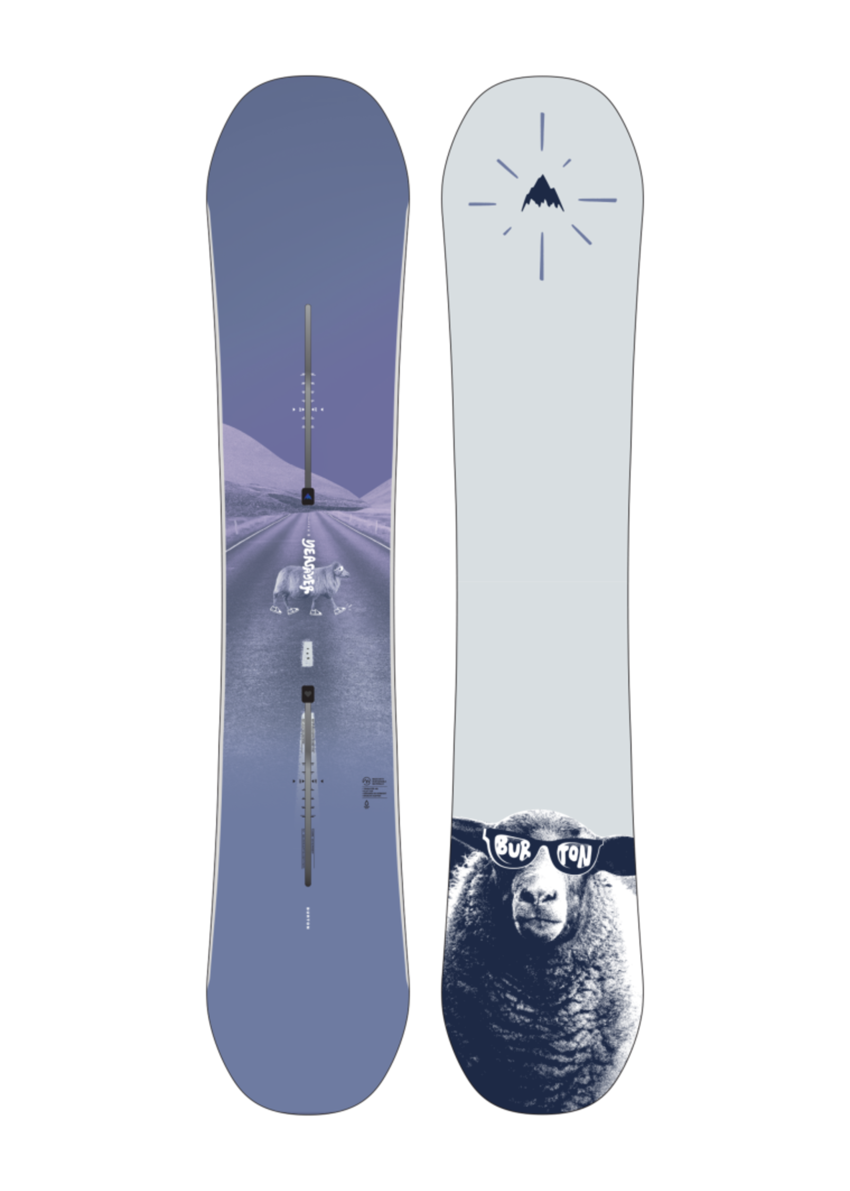 Burton 2024 Women's Yeasayer Flat Top Snowboard - Pathfinder