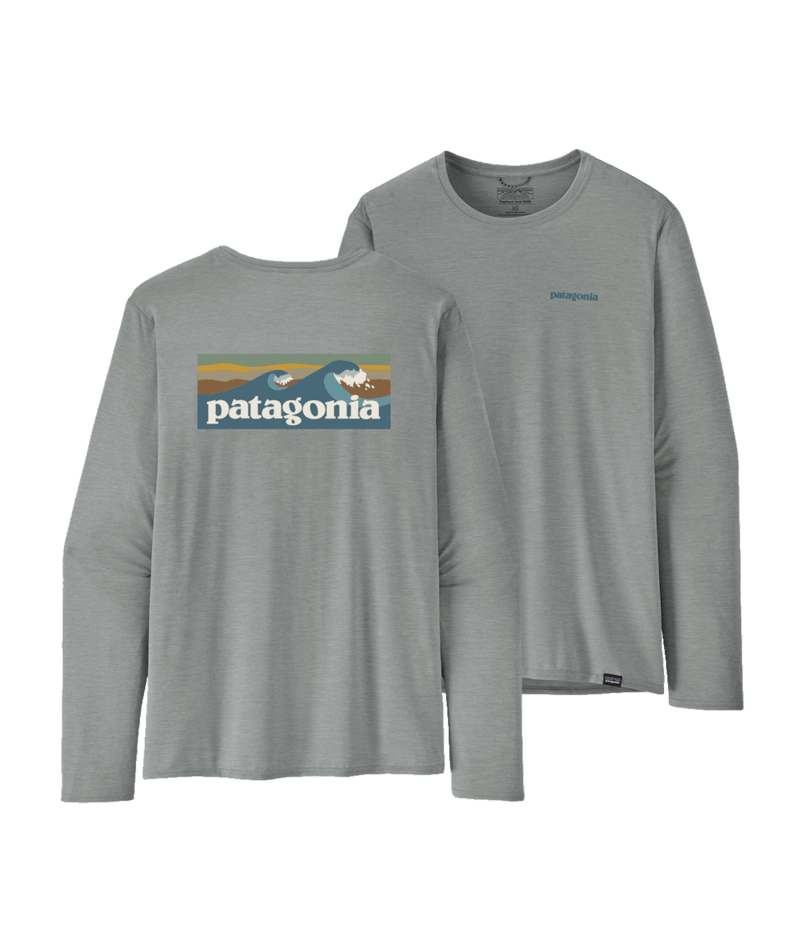 Boardshort Logo Abalone Blue Feather Grey