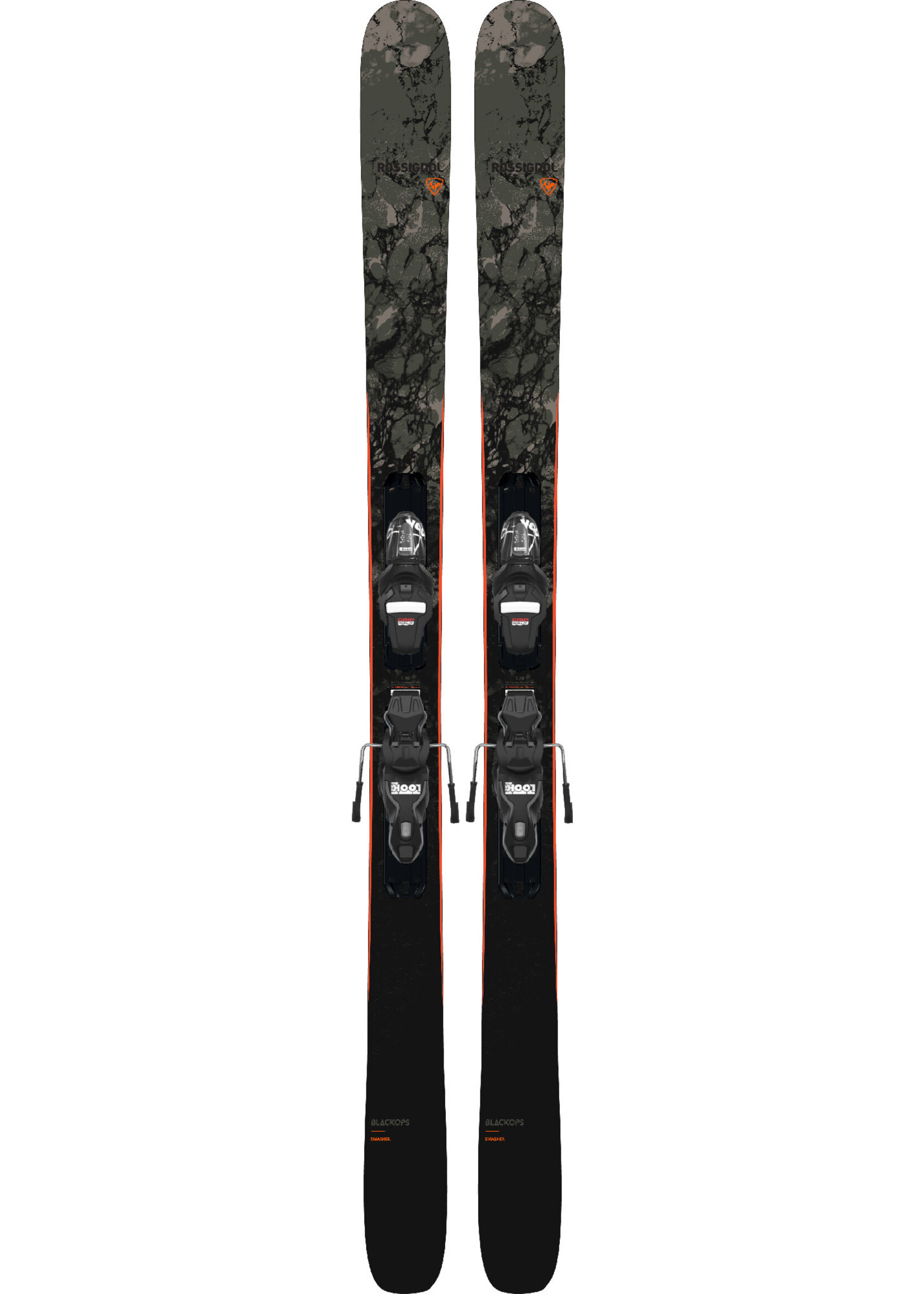 Rossignol Youth Blackops Smasher Xpress10 Ski & Binding Package