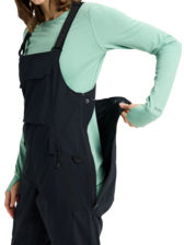 Burton Women's Reserve 2L Stretch Bib Pants - Short