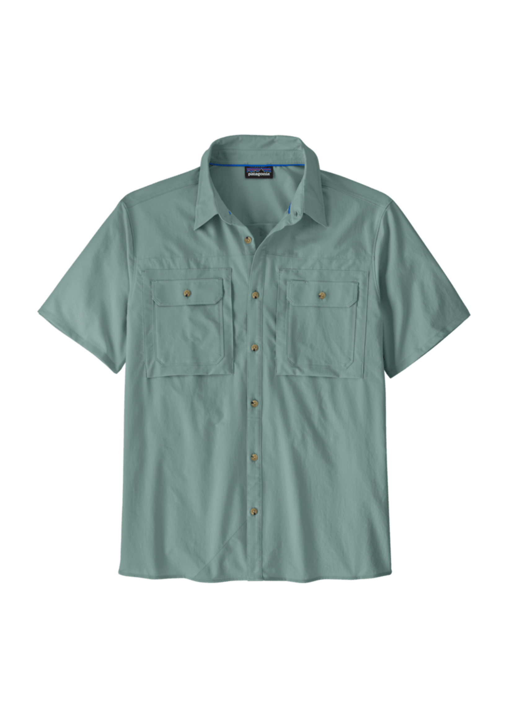 Patagonia Men's Short-Sleeved Self-Guided Sun Shirt Blue Sage / XL Patagonia Men's Short-Sleeved Self-Guided Sun Shirt Blue Sage / XL