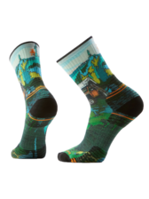 Smartwool Hike Targeted Cushion Trail Trekker Print Crew Socks