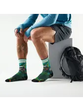 Smartwool Hike Targeted Cushion Trail Trekker Print Crew Socks