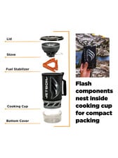 JetBoil Flash 1.0 Fast Boil System - Carbon (Previous Season)