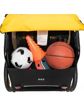 Burley Bee Child Trailer - Double, Yellow