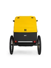 Burley Bee Child Trailer - Double, Yellow