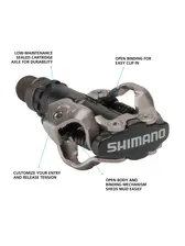 Shimano PD-M520 SPD Pedals w/ SM-SH51 Cleats