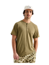 The North Face Men's Tri-Blend Short-Sleeve Henley