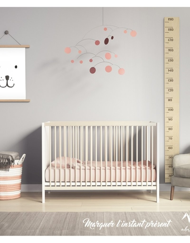 Toise En Bois Cm Bebe Loup