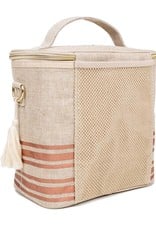 So Young Grand sac Lunch isolé Rayures Rose Gold