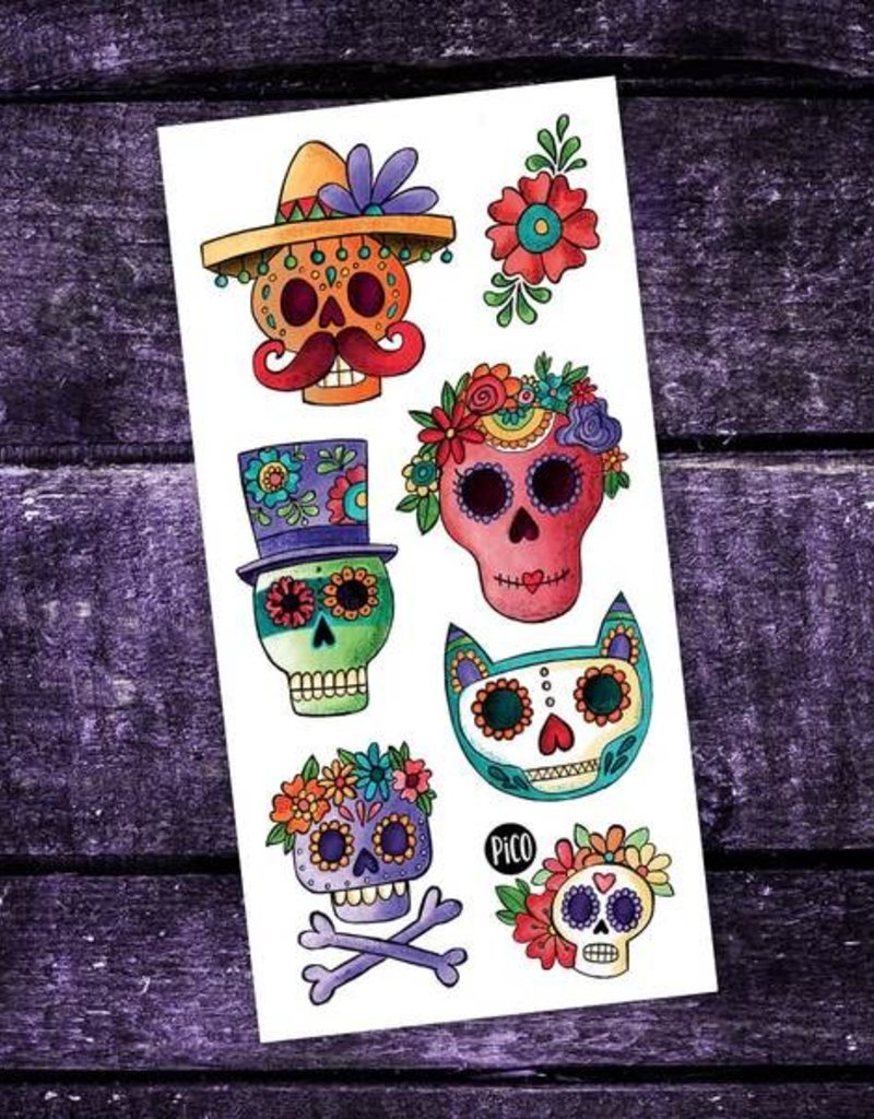 Tatouage Temporaire Calaveras Sympas Bebe Loup Tatouage Temporaire Calaveras Sympas Bebe Loup