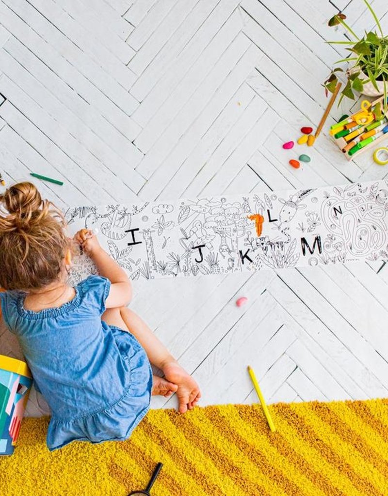 Rouleau De Coloriage 2 5m Abc Safari Bebe Loup