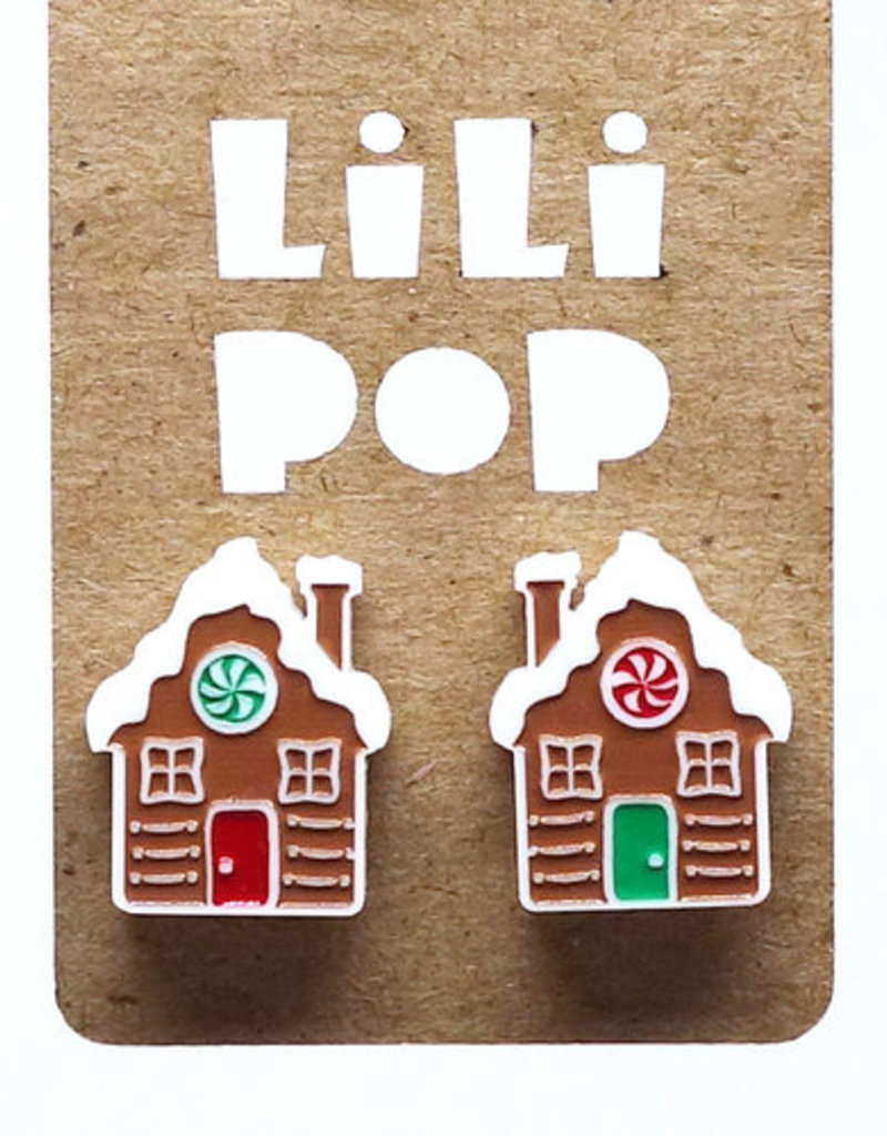 Boucle D Oreille Maison Pain D Epices Bebe Loup Boucle D Oreille Maison Pain D Epices Bebe Loup