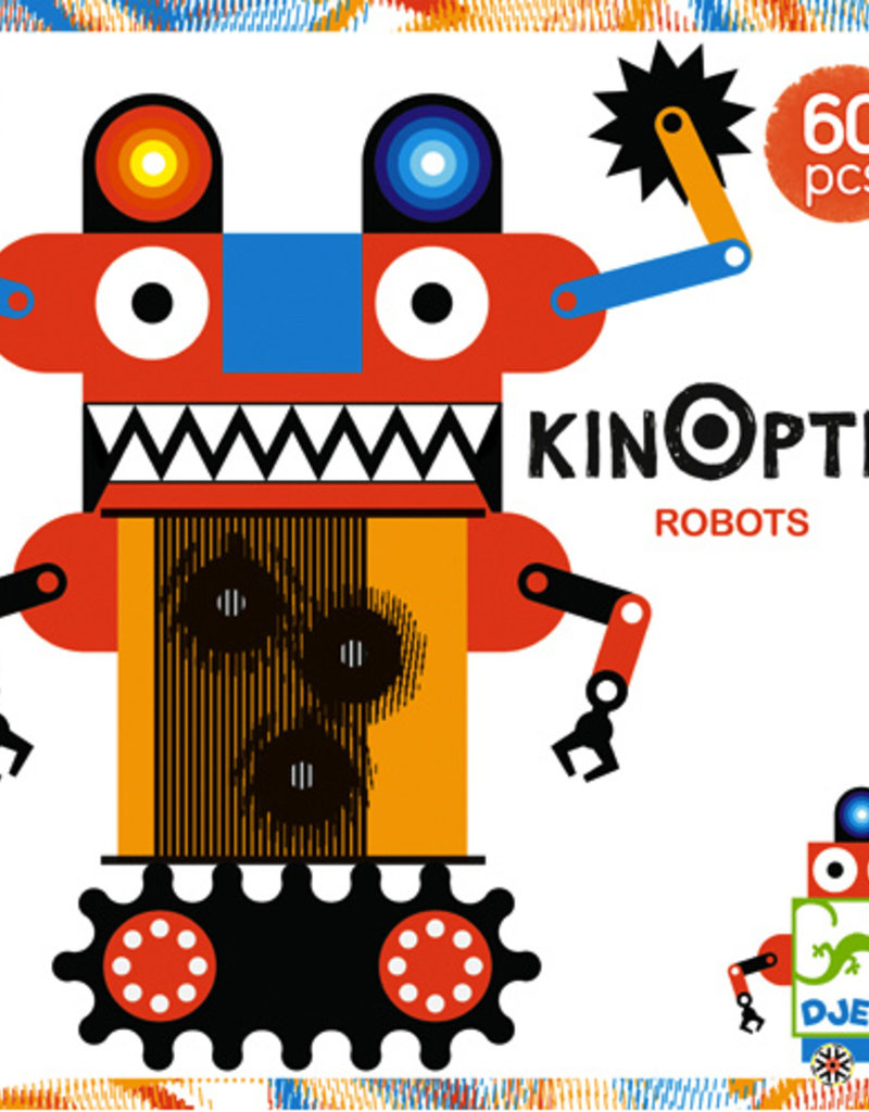 Djeco Kinoptik Robots 58 pièces