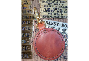 Leather Sale Disc with Snap