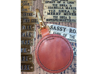 Leather Sale Disc with Snap