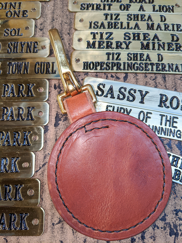 Leather Sale Disc with Snap