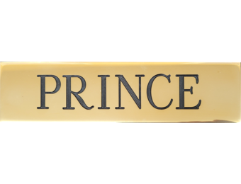 Stall Plate 1 Line 2" x 8"