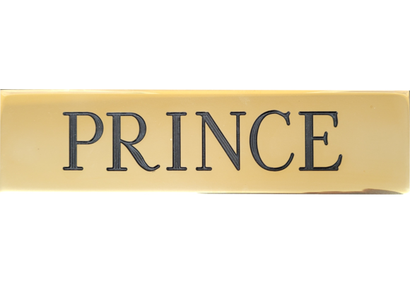 Stall Plate 1 Line 2" x 8"