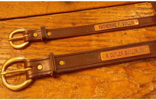 Creased Belt 1 inch Halter Makers