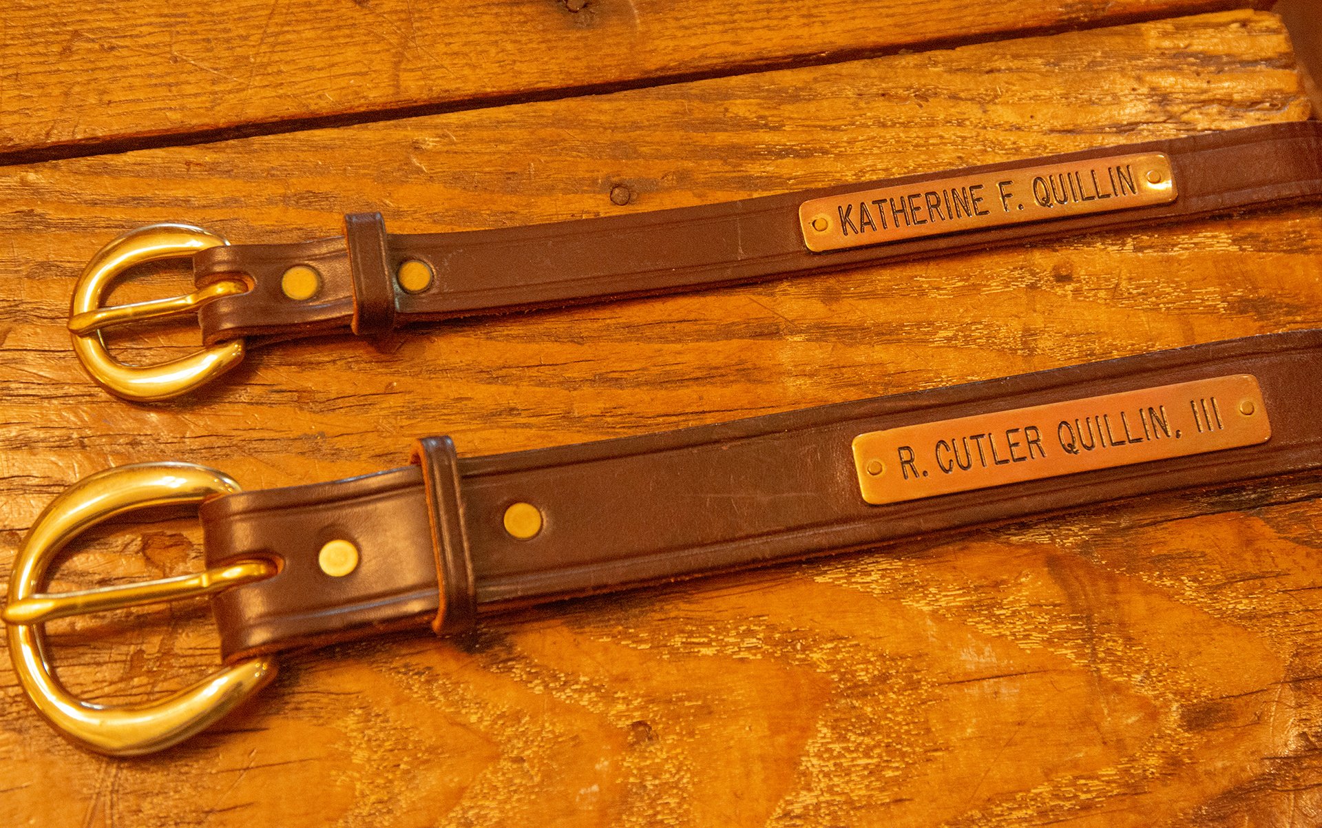 Creased Belt 1 inch Halter Makers