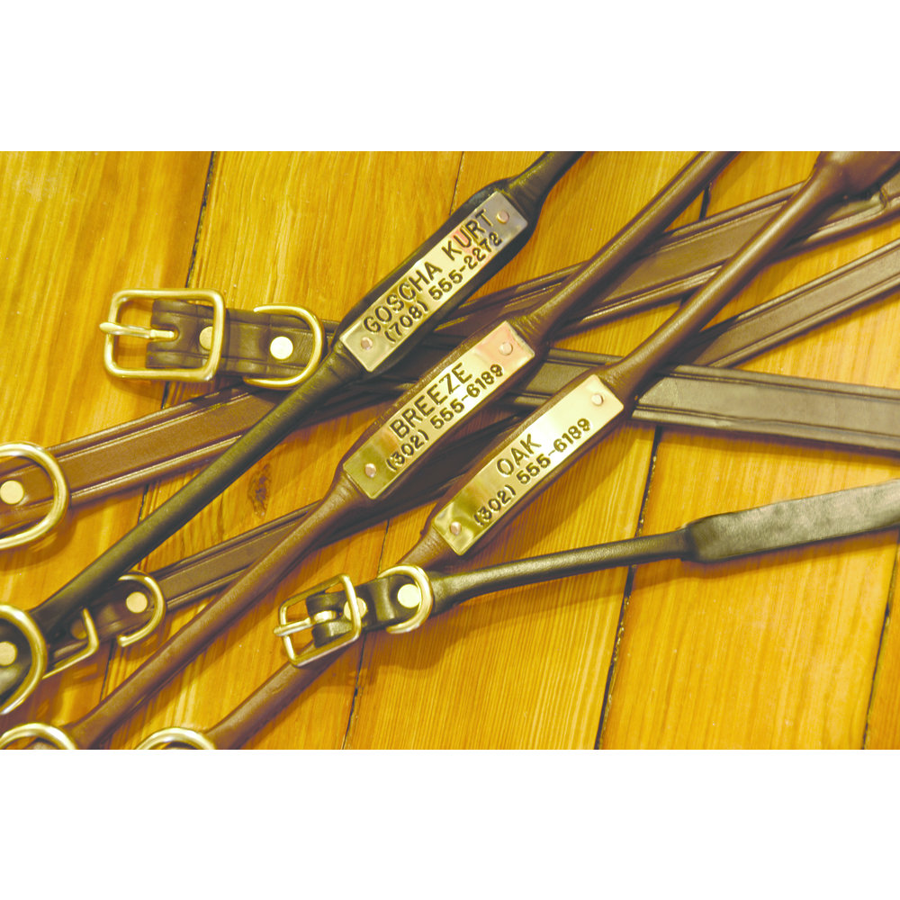 Rolled Dog Collar Quillin Leather & Tack, Inc