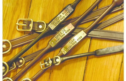 Leather Rolled Dog Collar