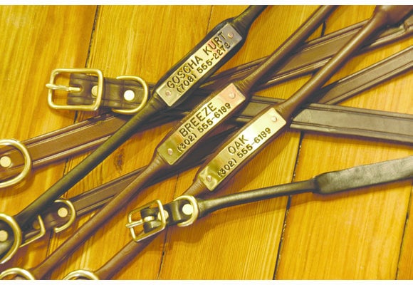 Leather Rolled Dog Collar