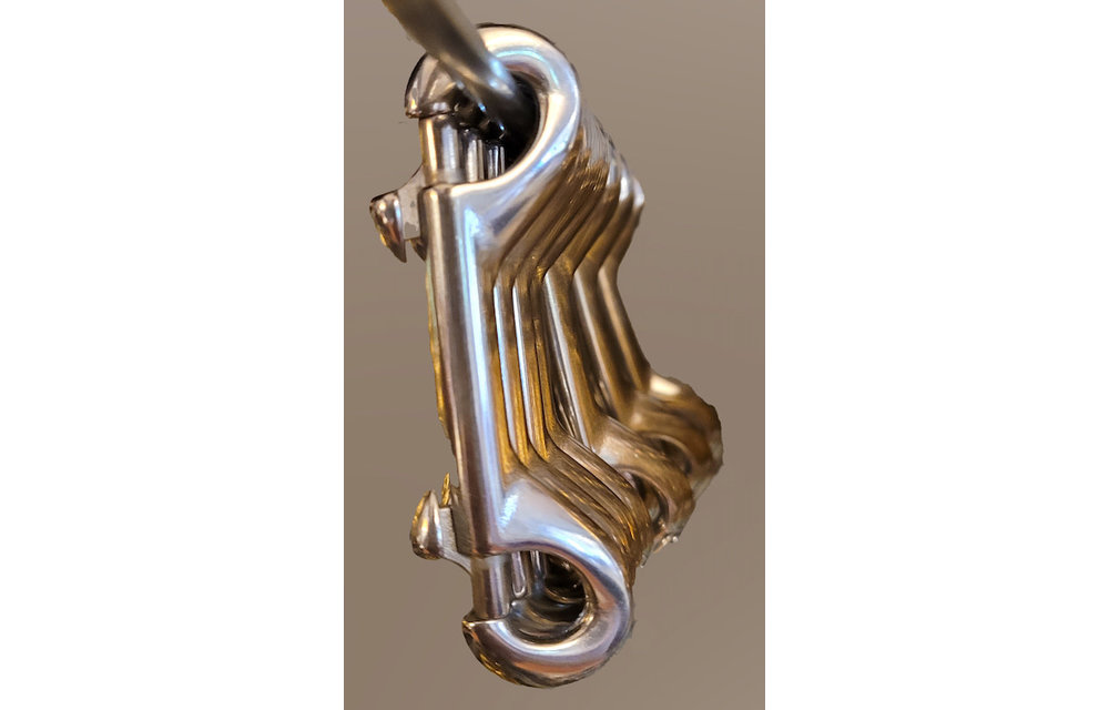 Double End Snap/Nickel 4 1/2"